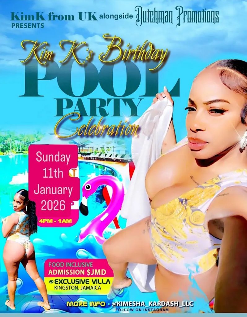 Kim K’s British Pool Party Exclusive Villa