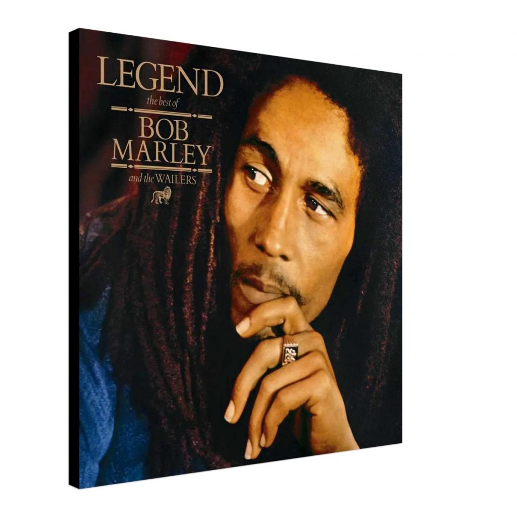 Bob Marley & The Wailers – Legend Album Cover on Canvas