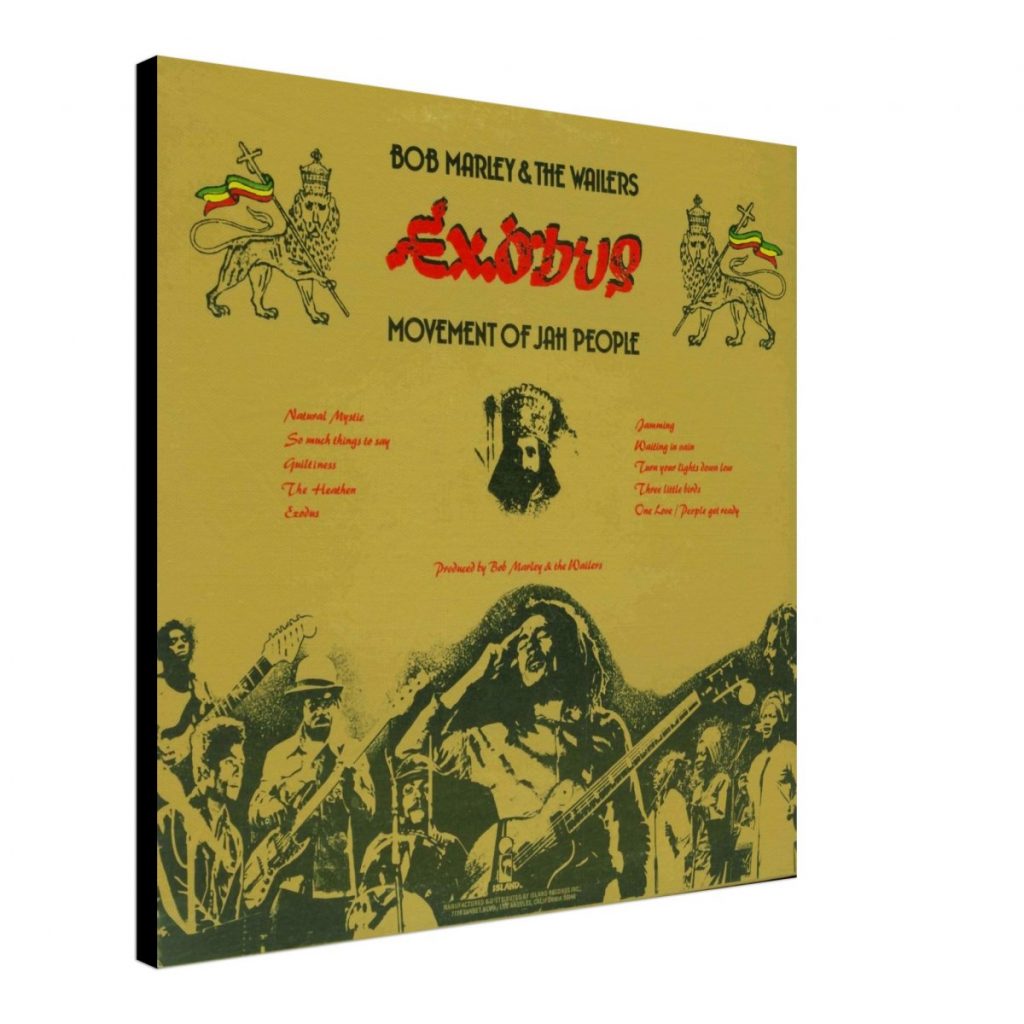 Exodus - Back Album Cover on Canvas