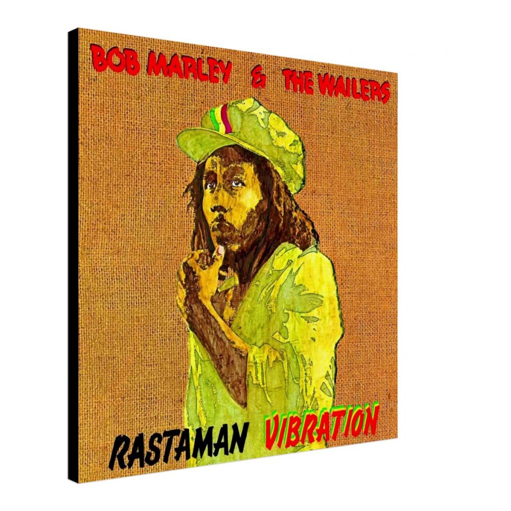 Rastaman Vibration Album Cover on Canvas
