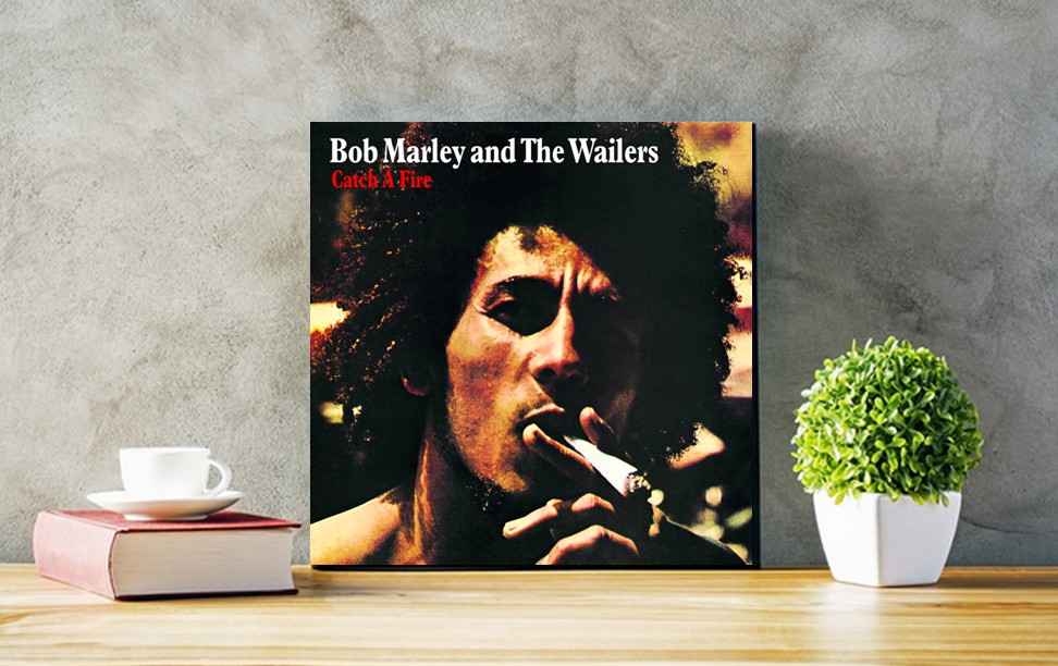 Catch a Fire Album Cover on Canvas - 1 Bob Marley and The Wailers – Catch a Fire