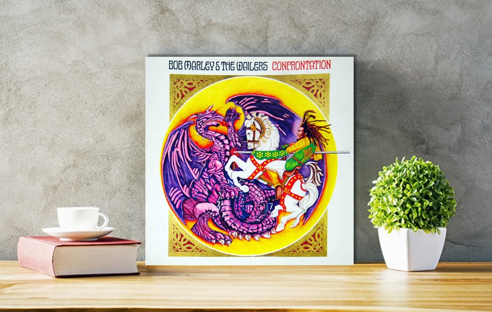 Confrontation Album Cover on Canvas - 1 Bob Marley and The Wailers – Confrontation