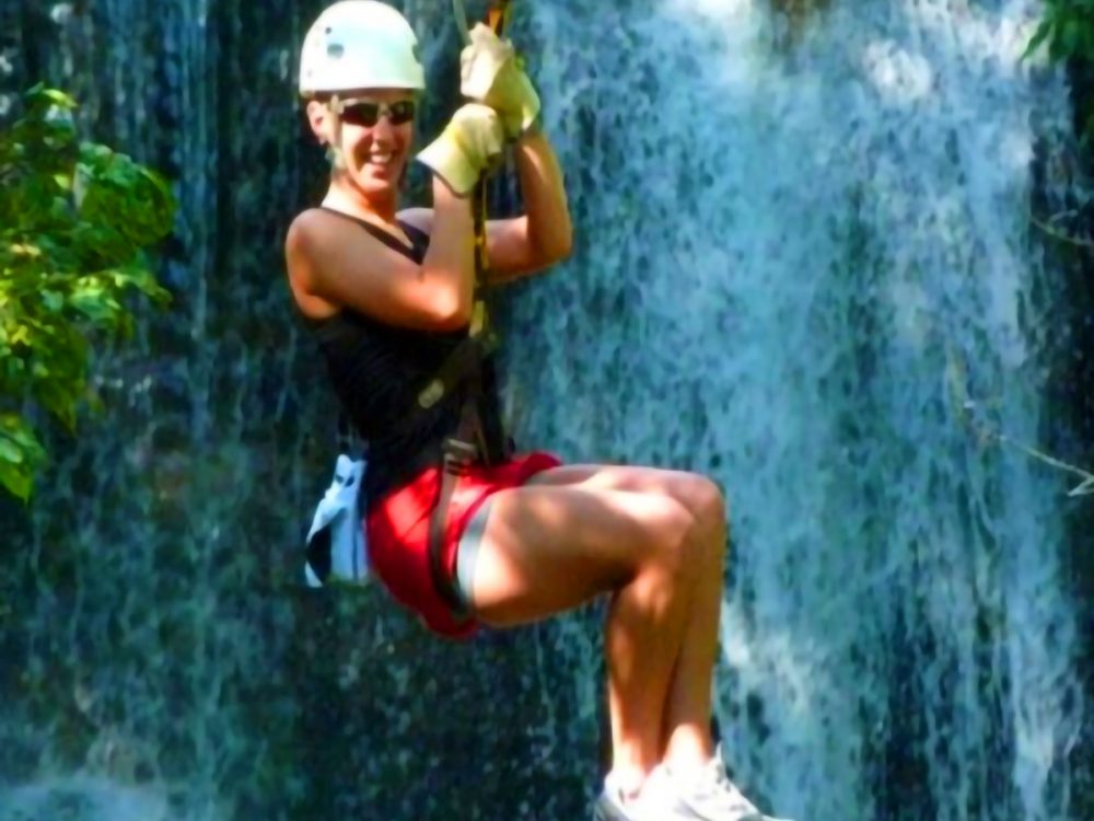 Climb Dunn’s River Falls & Zip-line over the Falls with Lunch