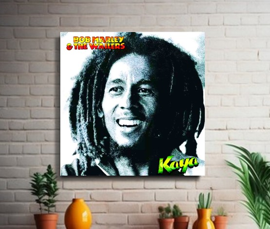 Kaya Album Cover on Canvas - 2 Bob Marley and The Wailers – Kaya