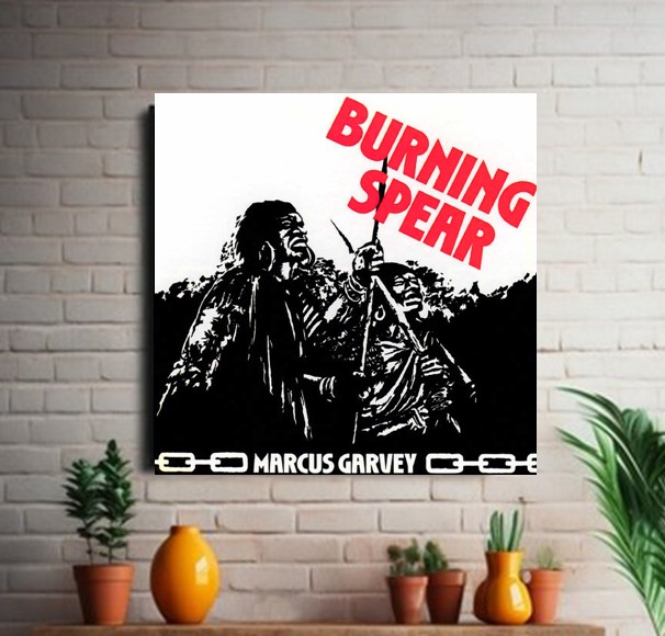 Marcus Garvey Album Cover on Canvas 3 Burning Spear – Marcus Garvey