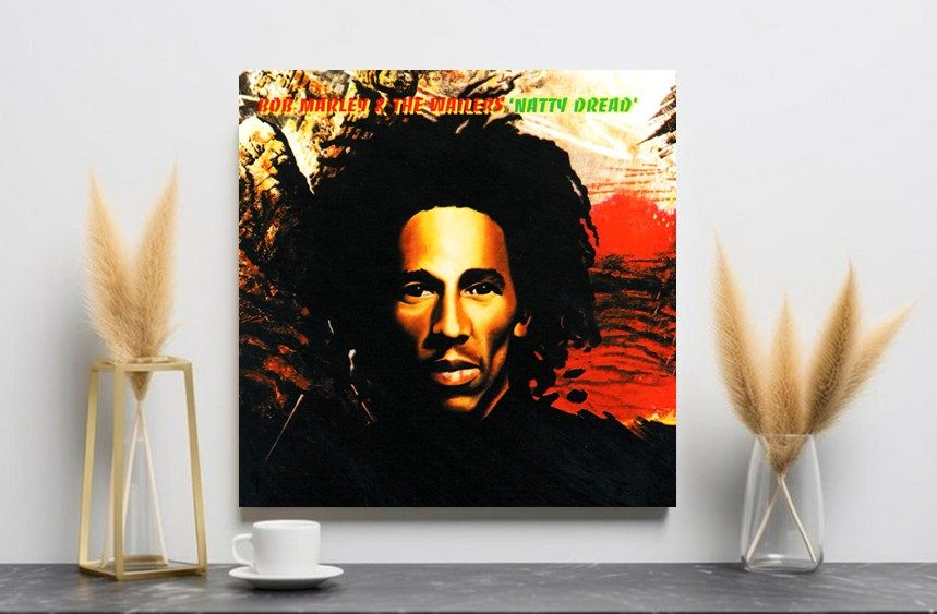 Natty Dread Album Cover on Canvas - 1 Bob Marley and The Wailers – Natty Dread