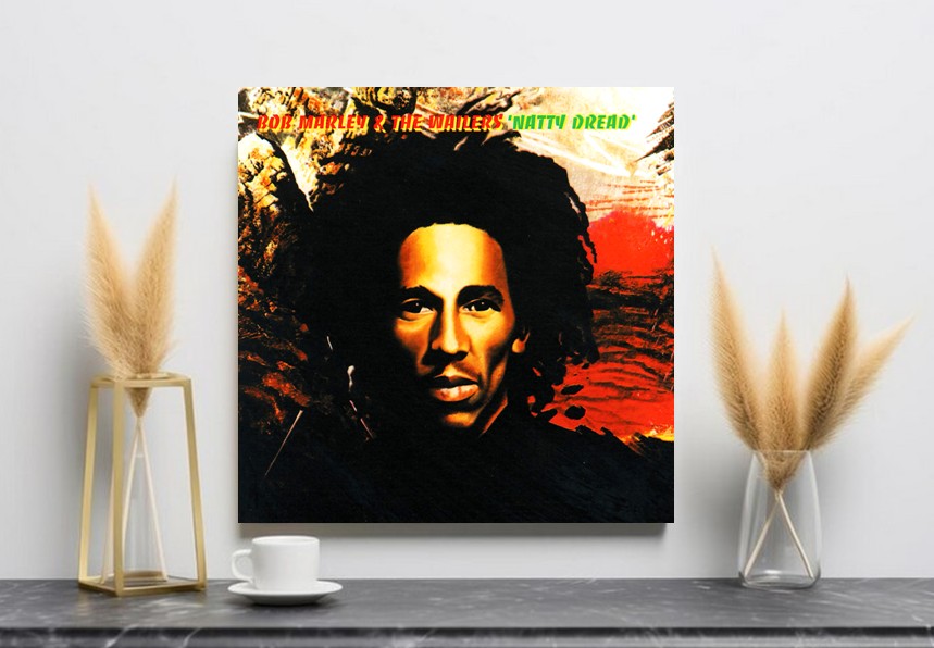 Natty Dread Album Cover on Canvas - 1 Bob Marley and The Wailers – Natty Dread