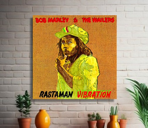 Rastaman Vibration Album Cover on Canvas - 2 Bob Marley and The Wailers – Rastaman Vibration