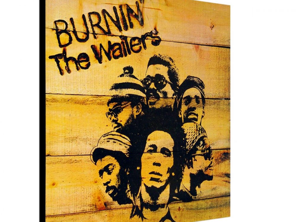 Bob Marley & The Wailers – Burnin’ Album on Canvas