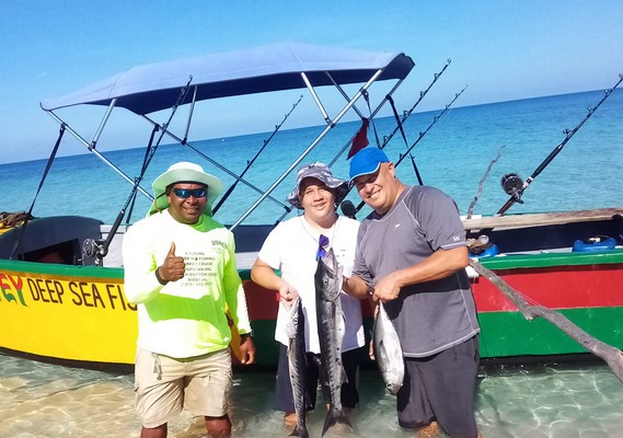 Marcus Fishing in Negril 1