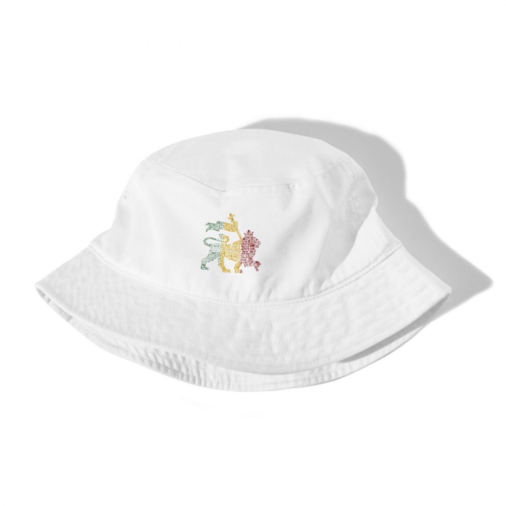 organic-bucket-hat-bio-white-front-6a009d76a0b0a.jpg One Love Lion of Judah Bucket Hat