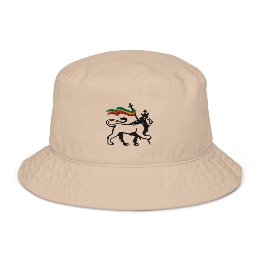 Embroidered Lion of Judah - Organic Bucket Hat