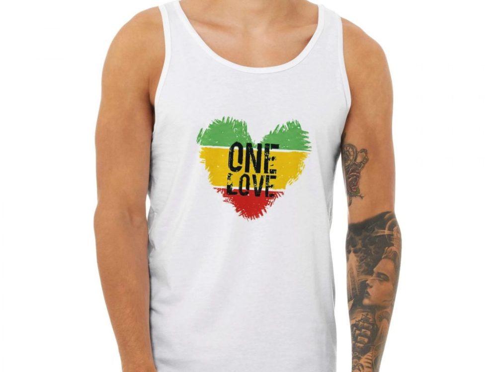 One Love Heart Sleeveless Top