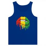 Sexy Reggae Lips Sleeveless Top