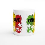 One Love Tropical Sunset Mug