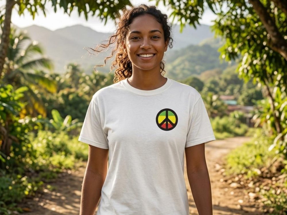 Reggae Peace Symbol T-Shirt