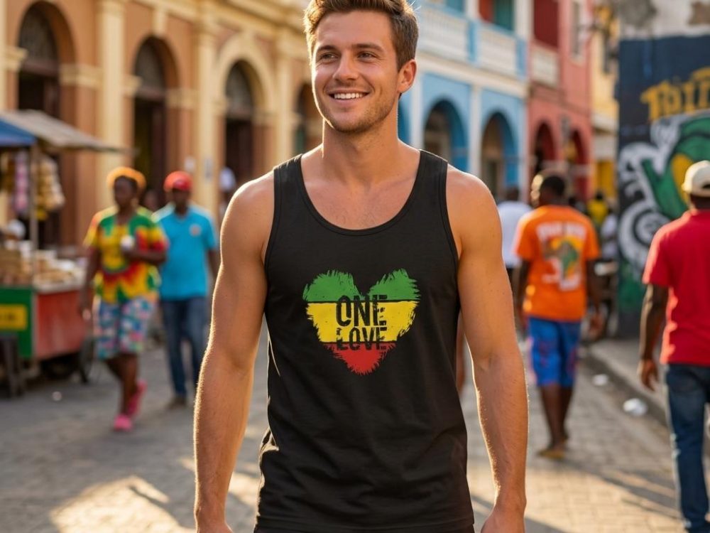 One Love Heart Sleeveless Top
