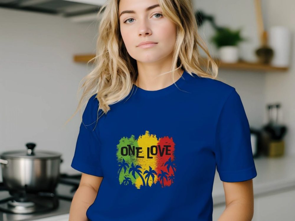 One Love Tropical Sunset T-Shirt