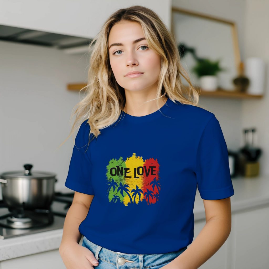 One Love Tropical Sunset T-Shirt