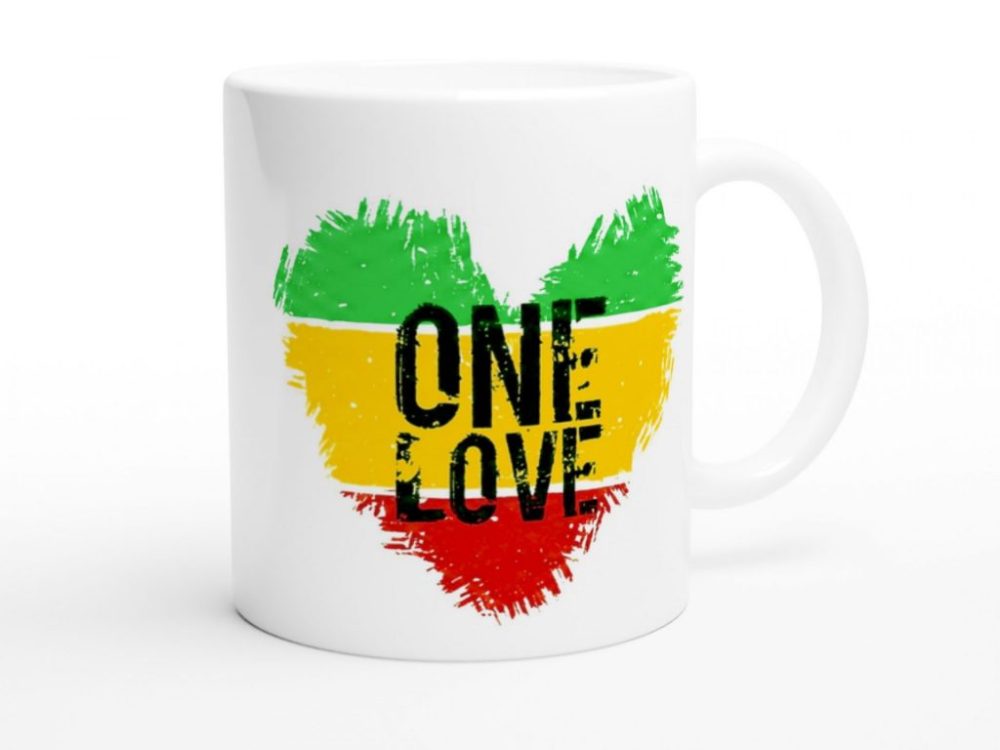 One Love Heart Mug