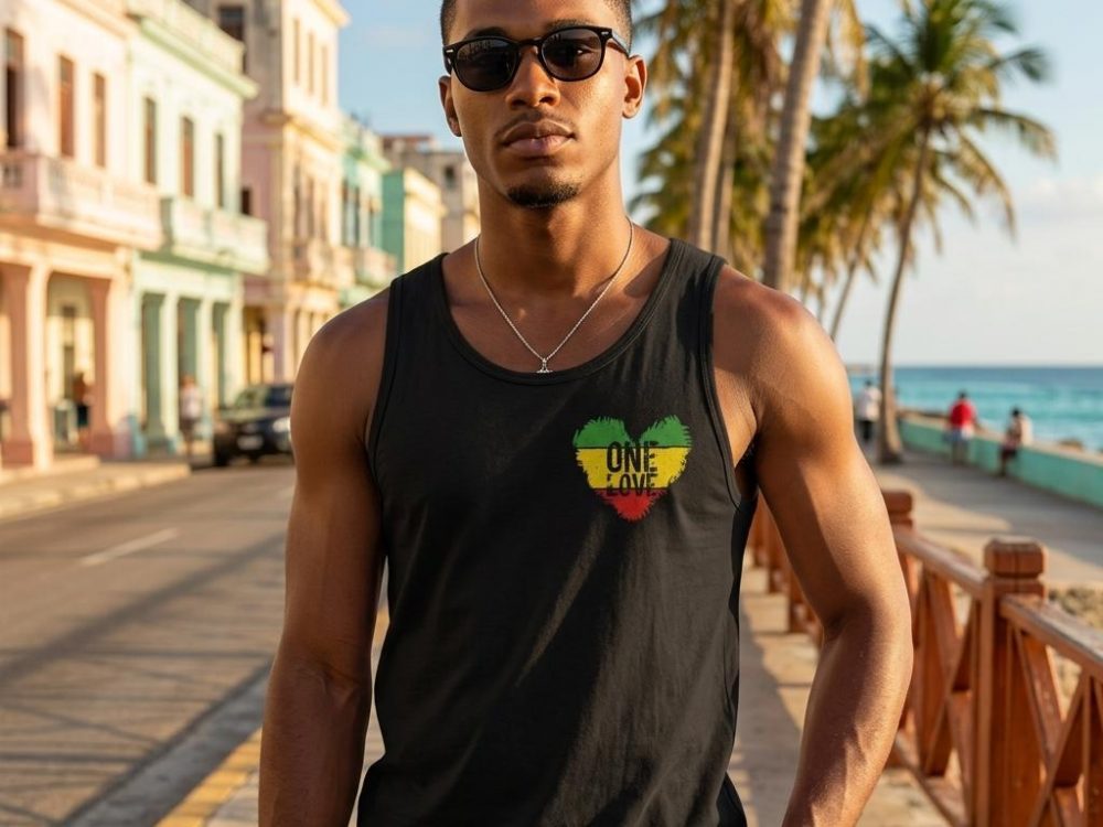 One Love Heart Sleeveless Top