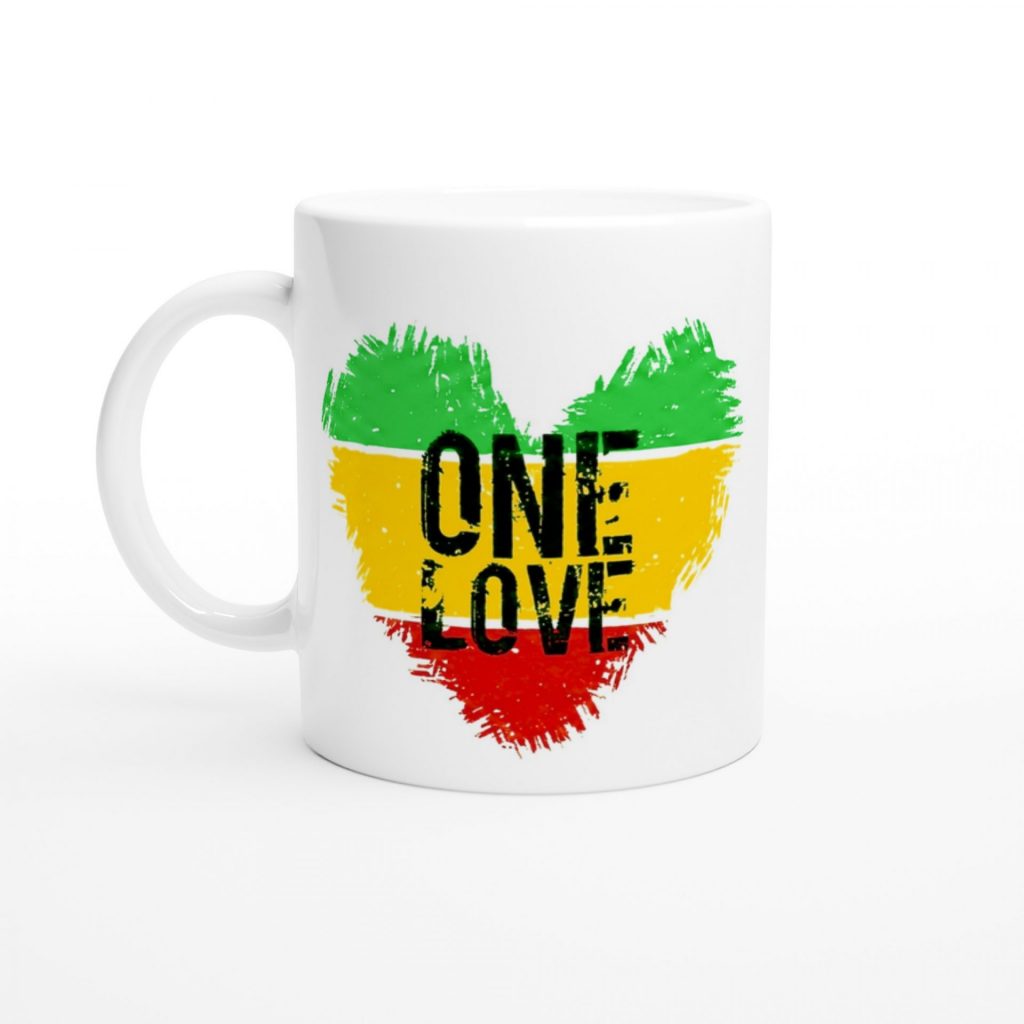 One Love Heart Mug