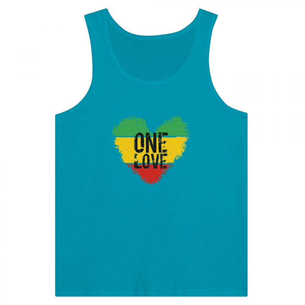 One Love Heart Sleeveless Top