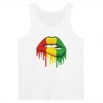 Sexy Reggae Lips Sleeveless Top