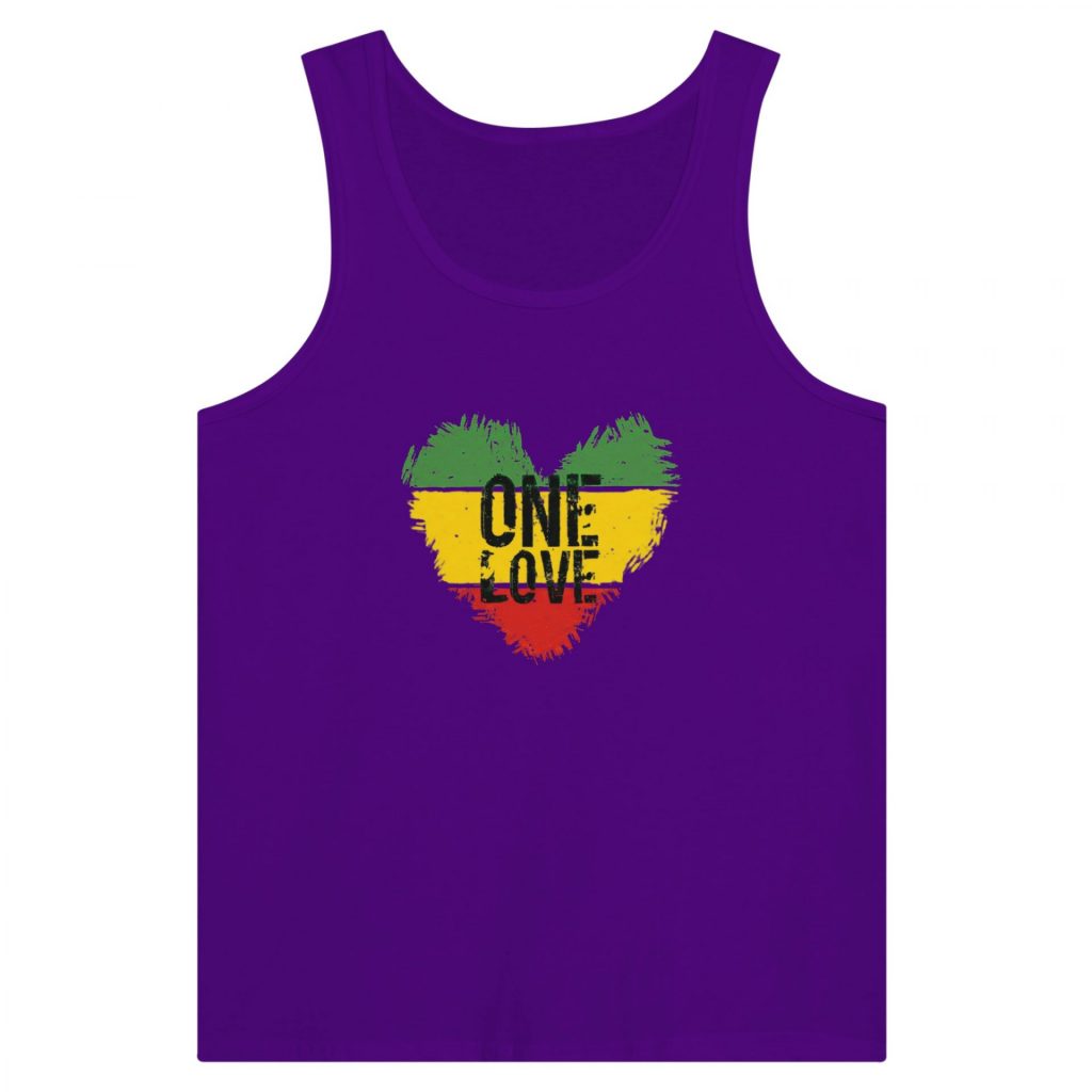 One Love Heart Sleeveless Top