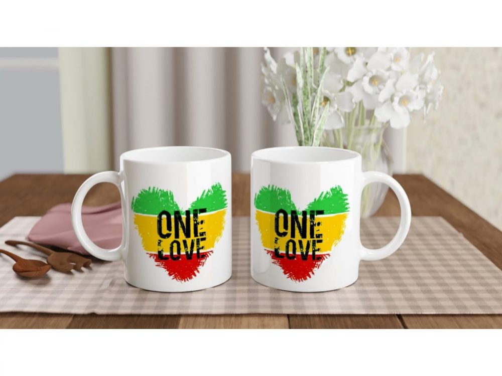 One Love Heart Mug