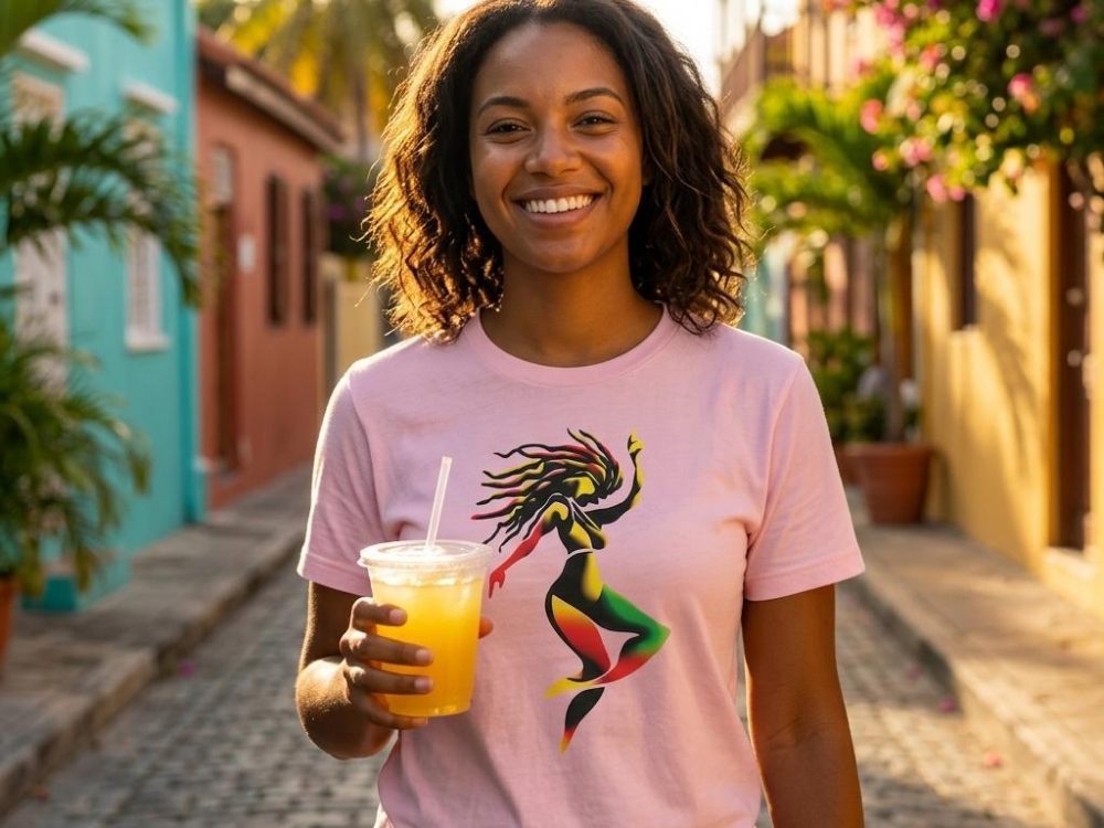 Dancing Reggae Sista T-Shirt
