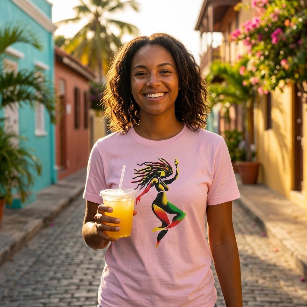 Dancing Reggae Sista T-Shirt