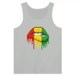 Sexy Reggae Lips Sleeveless Top