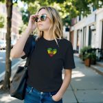 One Love Heart Minimalist T-Shirt