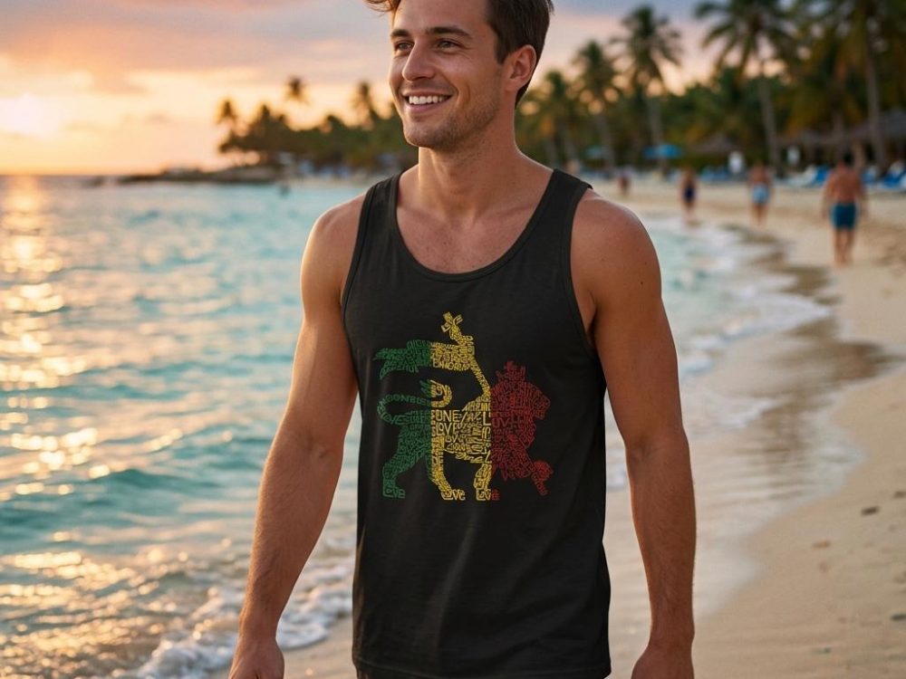 One Love Lion of Judah Sleeveless Tank Top