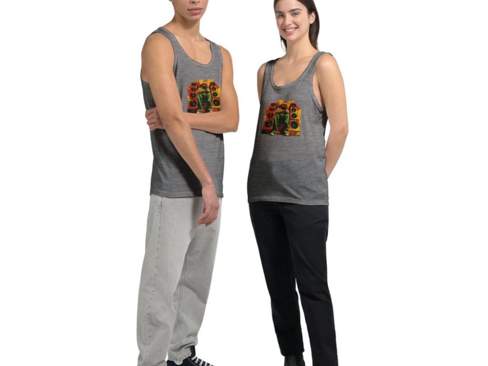 Sound System Sleeveless Top