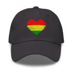 Rasta "One Love" Heart Baseball Cap