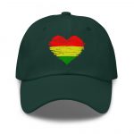 Rasta "One Love" Heart Baseball Cap