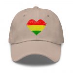 Rasta "One Love" Heart Baseball Cap