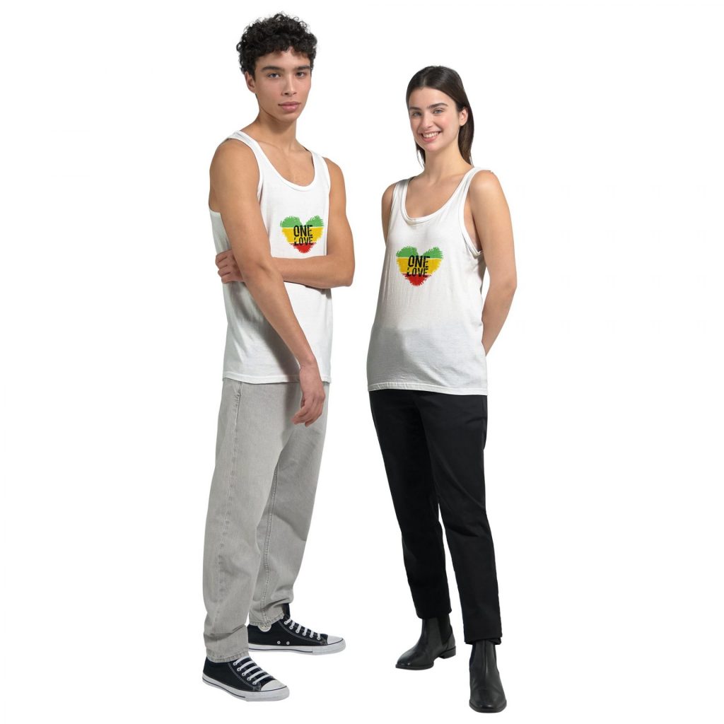 One Love Heart Sleeveless Top