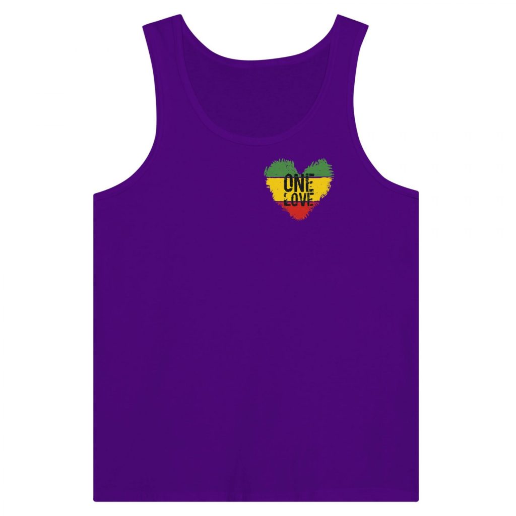 One Love Heart Sleeveless Top