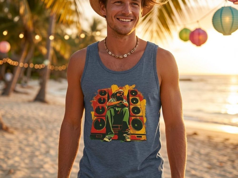 Sound System Sleeveless Top