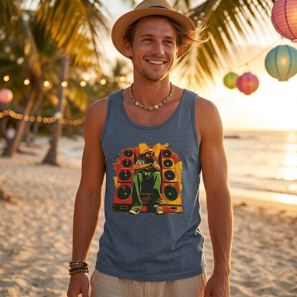 Sound System Sleeveless Top