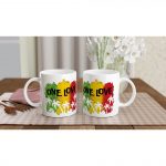One Love Tropical Sunset Mug