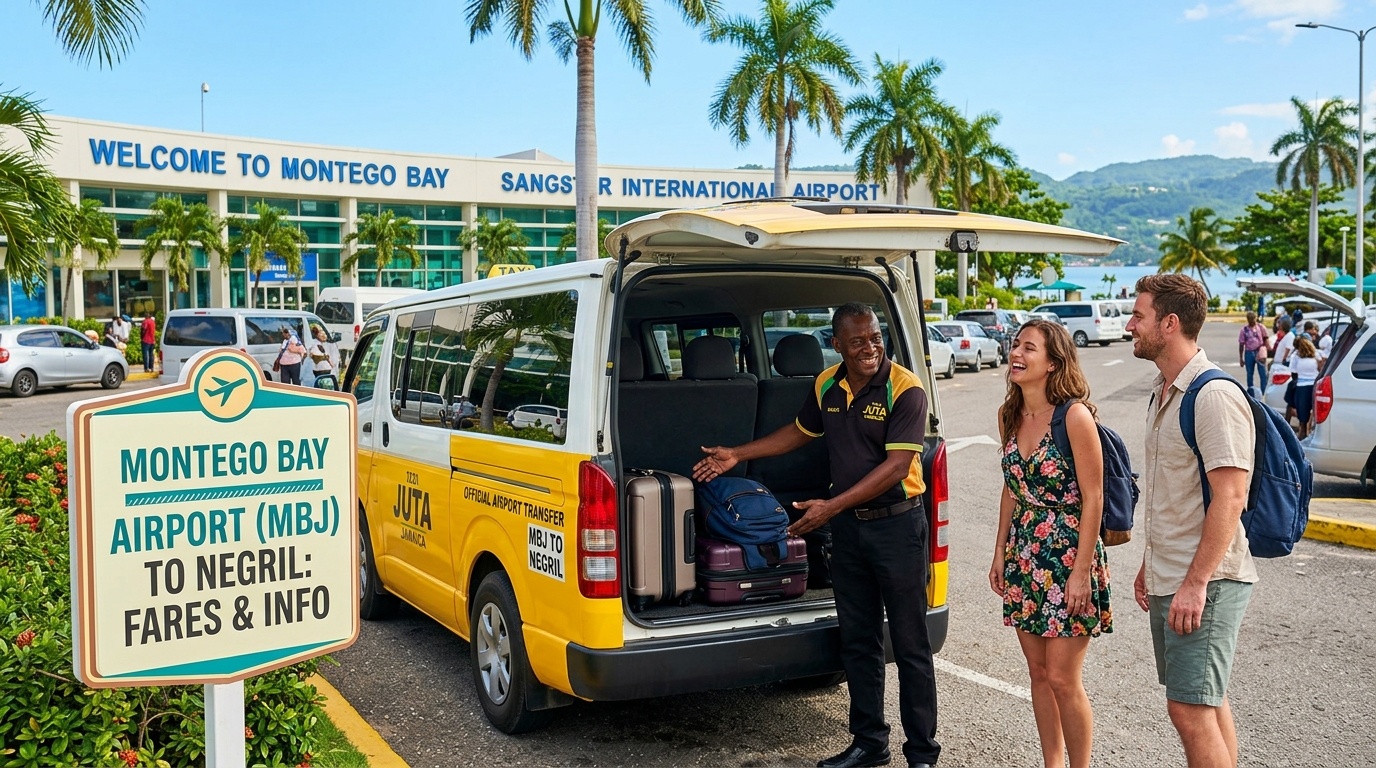 How Much is a Taxi from Montego Bay Airport to Negril? (Rates & Route Guide)